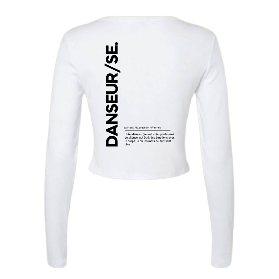 T-shirt Manches Longues Femme – Définition Danseur.se – FFDanse