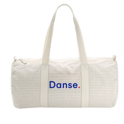 Sac Polochon à rayures DANSE.