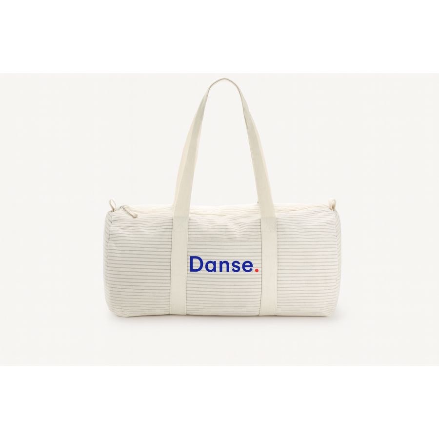 Sac Polochon à rayures DANSE.