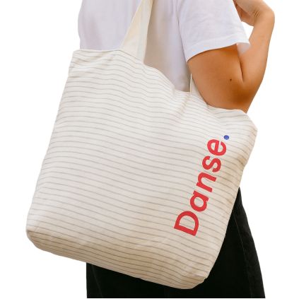 Sac Shopping à rayures DANSE.
