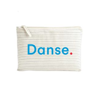 Pochette à rayures DANSE.