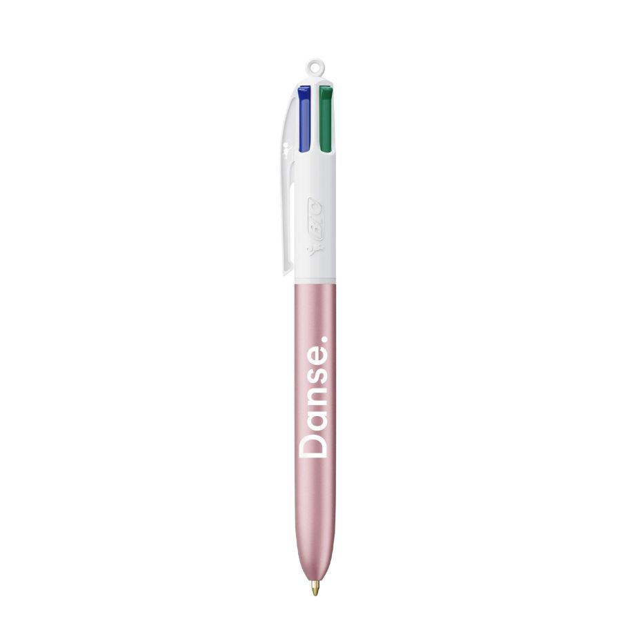 STYLO 4 Couleur Rose Glace LOGO DANSE.