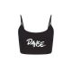 Crop top brassière – Noir – FFDanse
